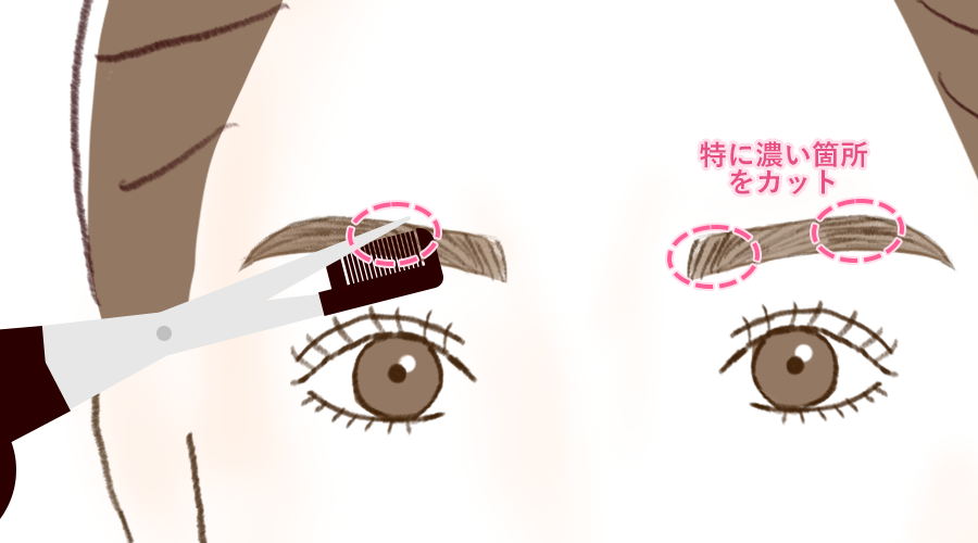 濃い眉におすすめのアイブロウメイクアップの仕方